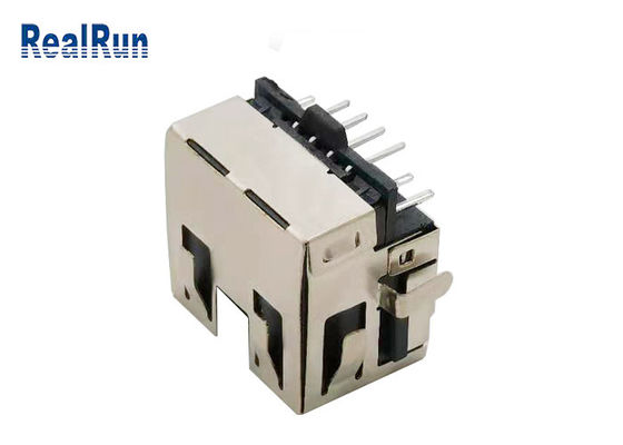اتصال LCP UL94V-0 فسفر برنز RJ45 جک 500 ولت با محافظ