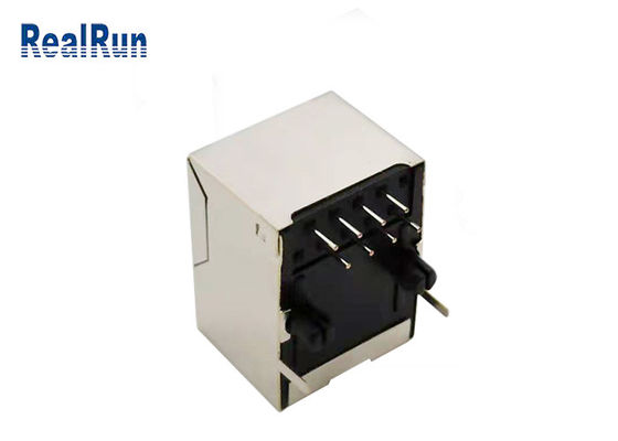 UL94-0 125V Rj45 اتصال فلزی محافظ 10P8C مدولار RJ45 جک