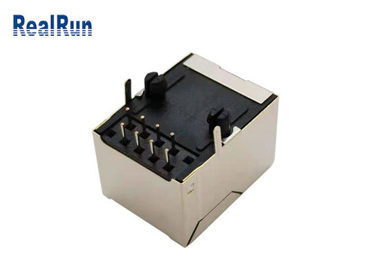 سوکت شبکه PBT UL94V-0 10p8c RJ45 125V بدون سوکت LED