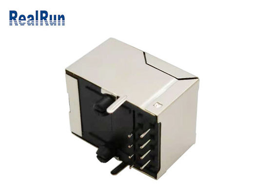 سوکت شبکه PBT UL94V-0 10p8c RJ45 125V بدون سوکت LED