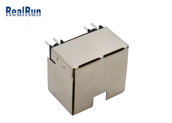 PA46 1 Port Rj45 Modular Jack RJ45 PCB اتصال آلیاژ مس