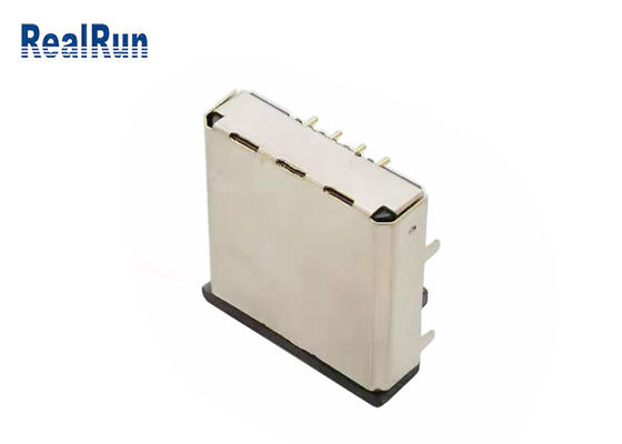 پلاگین مدولار فلزی محافظ LCP Rj45 PCB اتصال RJ45-SP-37