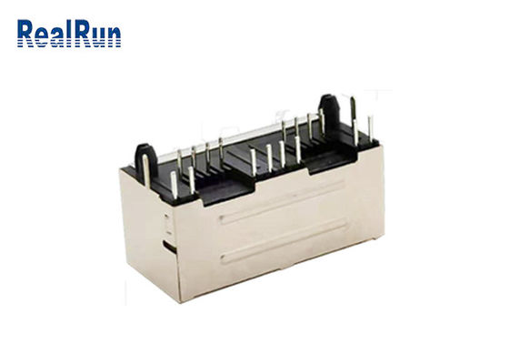 اتصال PCB 8P8C RJ45 جک مدولار SGS با LED محافظ