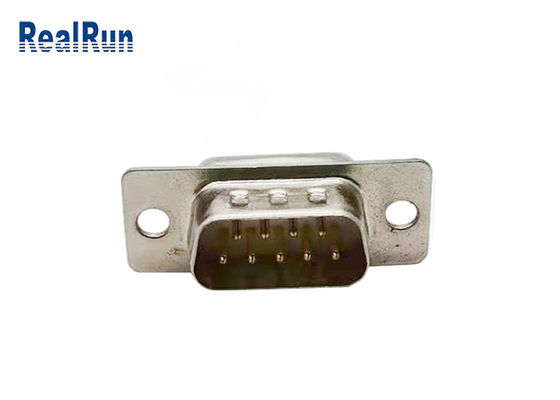 لحیم کاری مستقیم 9B 180 درجه مستقیم لحیم کاری D Sub Male اتصال طلا PBT