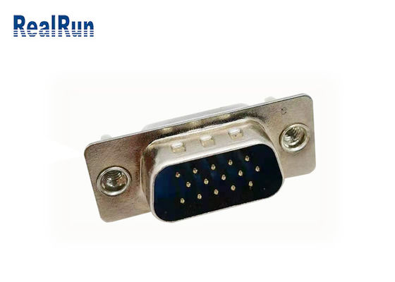 لحیم کاری HDP 15 پین PBT Male Header D SUB اتصال UL94V-0