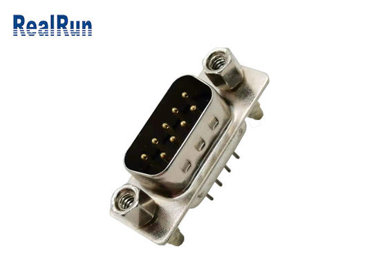 DP Male 1A 9 Pin ISO9001 D Sub Connector PBT 180 درجه Vga
