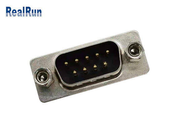 DP Male 1A 9 Pin ISO9001 D Sub Connector PBT 180 درجه Vga