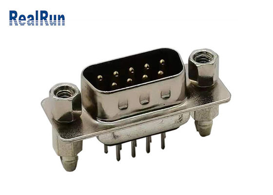 DP Male 1A 9 Pin ISO9001 D Sub Connector PBT 180 درجه Vga