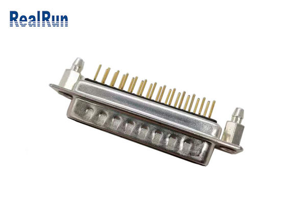 UL94V-0 500VAC D Sub Connector DP 25 پین VGA دو ردیف DIP