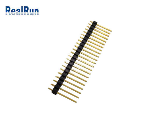 اتصالات هدر مستقیم 10U طلا اندود PBT UL94V-0 2.54 میلی متر