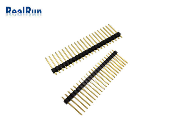 اتصالات هدر مستقیم 10U طلا اندود PBT UL94V-0 2.54 میلی متر