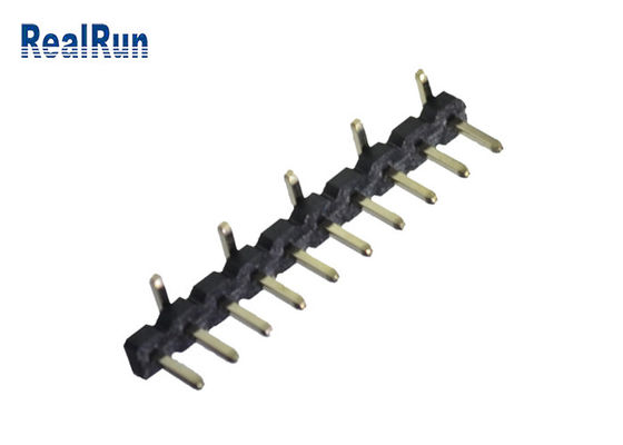 PA6T عمودی SMT SMD پین هدر اتصال 2 میلی متر تک ردیف PA6T