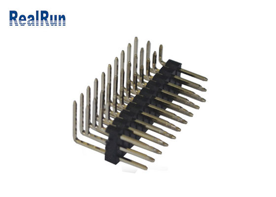 PBT 2.54mm Surface Mount اتصال دهنده مردانه سه ردیف پین