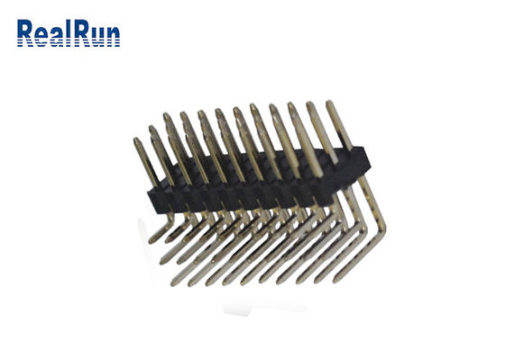 PBT 2.54mm Surface Mount اتصال دهنده مردانه سه ردیف پین