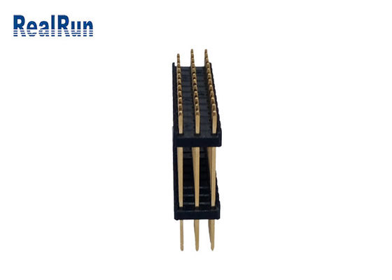 3.0 آمپر PBT DIP طلا اندود اتصال H2.5mm سه ردیف 36 پین