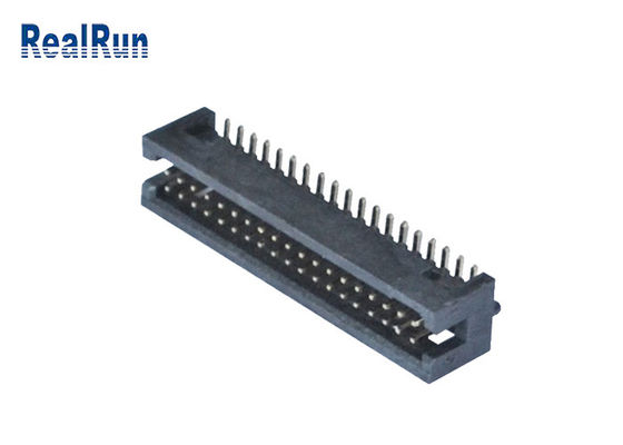 PA6T 1.27mm Pitch SMT Box Header Double Row Angle Right 2 * 19 Pin UL94V-0