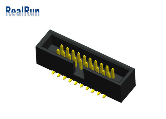 SGS LCP PA6T PBT SMT Box Header 1.27mm Wire To Board Connector