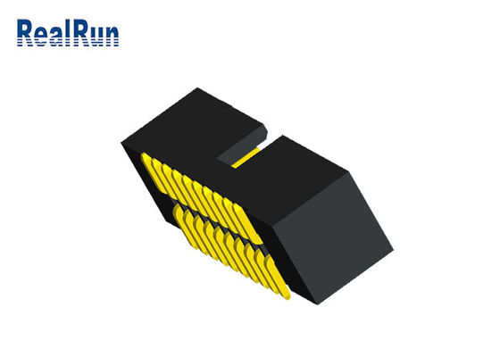 SGS LCP PA6T PBT SMT Box Header 1.27mm Wire To Board Connector