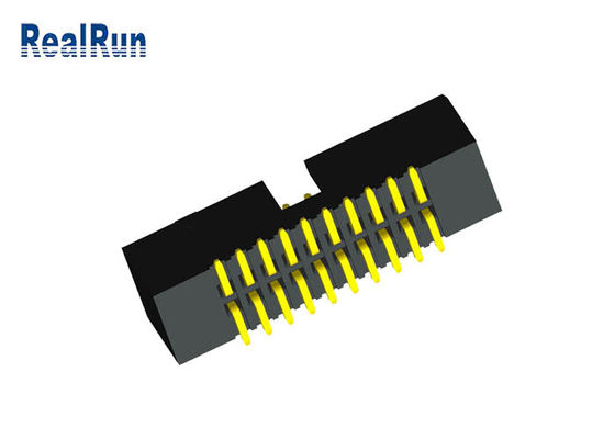 SGS LCP PA6T PBT SMT Box Header 1.27mm Wire To Board Connector