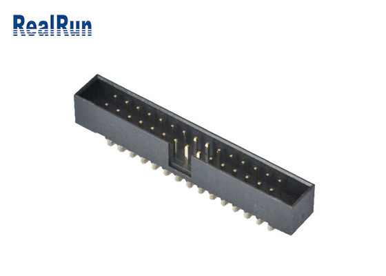 اتصال دهنده سربرگ PBT Box 2.0mm Solder 30 Pin IDC Male Male اتصال 90 درجه