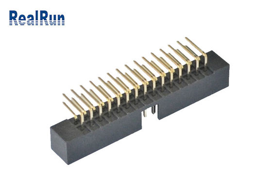 اتصال دهنده سربرگ PBT Box 2.0mm Solder 30 Pin IDC Male Male اتصال 90 درجه