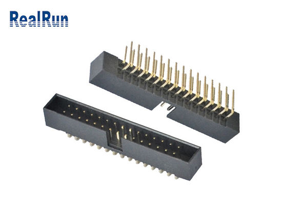 اتصال دهنده سربرگ PBT Box 2.0mm Solder 30 Pin IDC Male Male اتصال 90 درجه