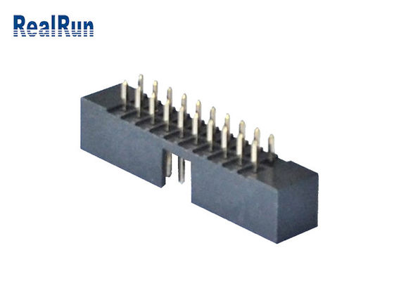 PBT Plastic 2.0 mm Pitch Machined Box Header 20 پین اتصال مستقیم PA6T