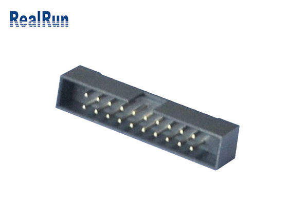 PBT Plastic 2.0 mm Pitch Machined Box Header 20 پین اتصال مستقیم PA6T