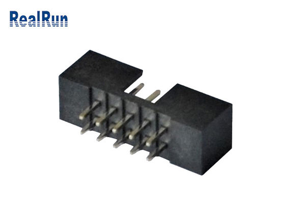 UL94V-0 2.54mm PIP DIP Box Header 18 26 Pin اتصال PA6T PBT