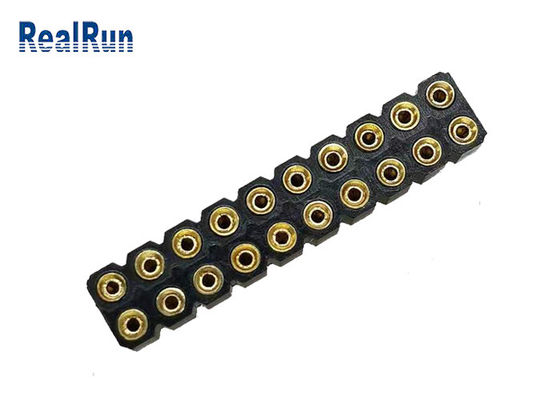 سربرگ زنانه PBT 2.54mm DIP Pin Header 20 پین دو سوکت ردیف