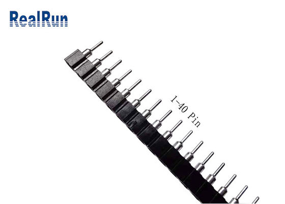 سربرگ زنانه برنجی CuZn36Pb3 DIP 40P ردیف تک 2.54 میلی متری