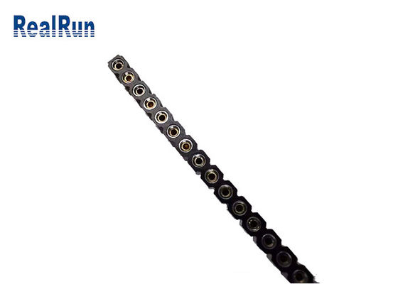سربرگ زنانه برنجی CuZn36Pb3 DIP 40P ردیف تک 2.54 میلی متری