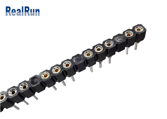 سربرگ 2.54mm 180 درجه مستقیم پین هدر UL94V-0 1 * 30 پین
