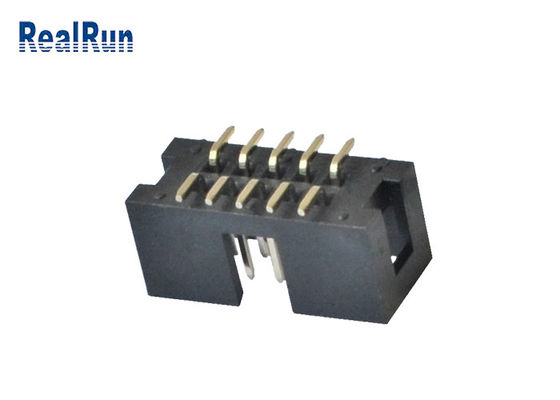 PA6T IDC Header Male Header 2.54mm Pitch SMT 10 Pin Box Header