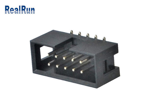 PA6T IDC Header Male Header 2.54mm Pitch SMT 10 Pin Box Header