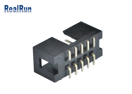 PA6T IDC Header Male Header 2.54mm Pitch SMT 10 Pin Box Header