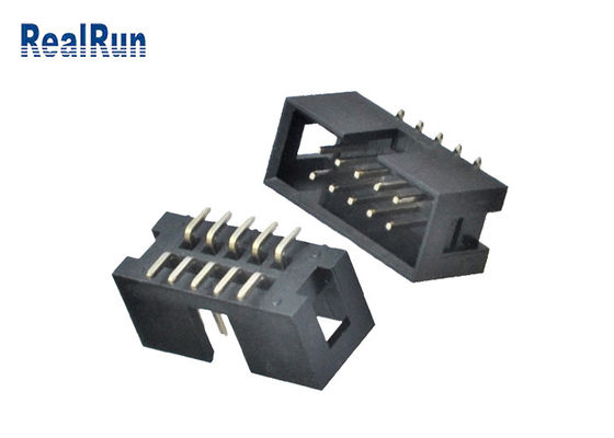 PA6T IDC Header Male Header 2.54mm Pitch SMT 10 Pin Box Header