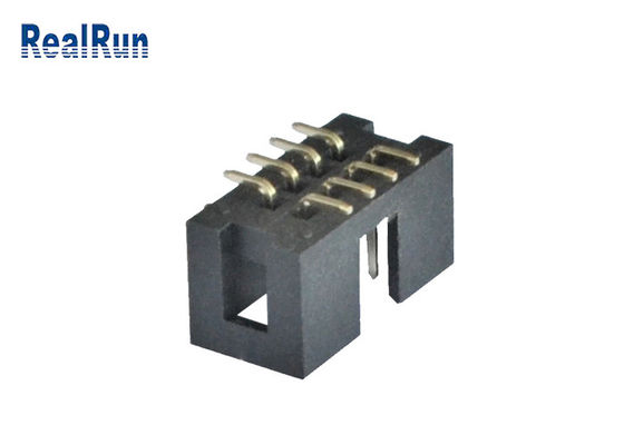 PCB عمودی 2.54 میلی متر SMT جعبه هدر 2 * 4 8 پین لحیم کاری ماشین PA6T