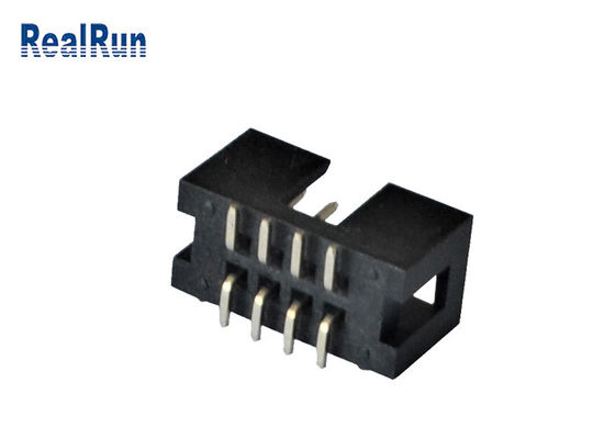 PCB عمودی 2.54 میلی متر SMT جعبه هدر 2 * 4 8 پین لحیم کاری ماشین PA6T