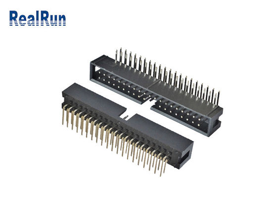 PCB عمودی 2.54 میلی متر SMT جعبه هدر 2 * 4 8 پین لحیم کاری ماشین PA6T