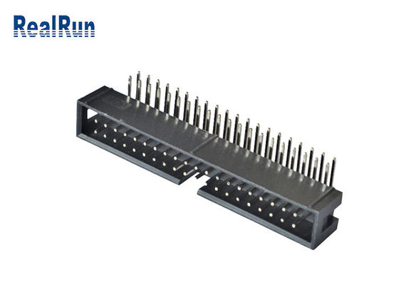 اتصال سربرگ جعبه 2.54 میلی متر UL94V-0 90 درجه دو ردیف PA9T