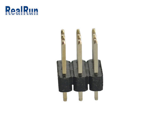 اتصال سربرگ لحیم کاری Pitch لحیم کاری PA6T 2.54mm 3 * 4 12 پین 180 درجه DIP