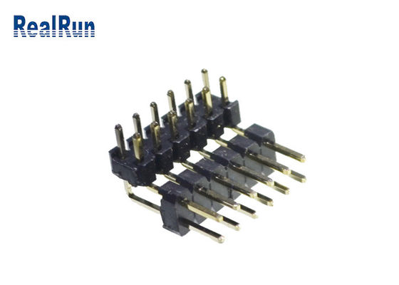 H2.0 برنج PBT PA6T پین هدر اتصال دو ردیف 2 * 6 پین SGS