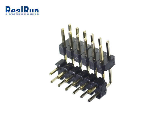 H2.0 برنج PBT PA6T پین هدر اتصال دو ردیف 2 * 6 پین SGS