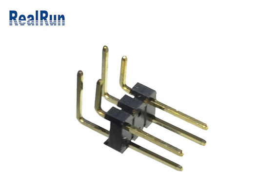 LCP PA6T PBT Pcb Header Connector UL94V-0 دو ردیف هدر اتصال دهنده