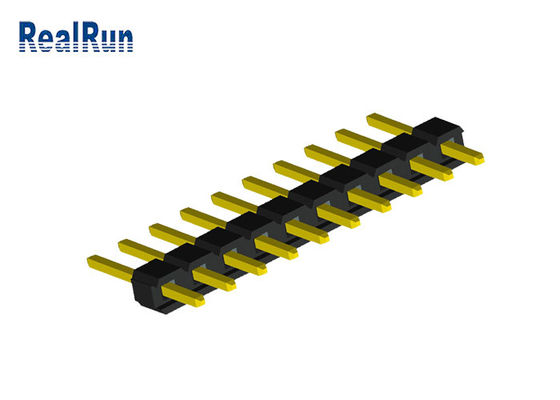 1x10P UL94V-0 یک ردیف پین هدر PA6T PBT PCB اتصال دهنده
