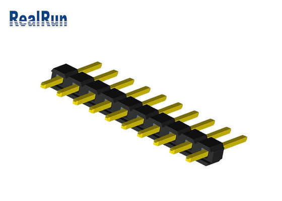 1x10P UL94V-0 یک ردیف پین هدر PA6T PBT PCB اتصال دهنده