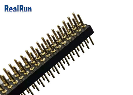 PA6T PPS 1.9mm ارتفاع پین گرد سرصفحه مستقیم 70P LCP UL94V-0