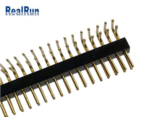2*35P CuZn38Pb2 گرد زن پین هدر زاویه راست UL94V-0 ISO9001