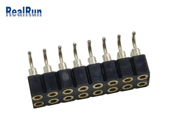 PBT PA6T PPS L7.40 اتصال دهنده سر زن 2.54 میلی متر پیچ SMT SMD ISO9001